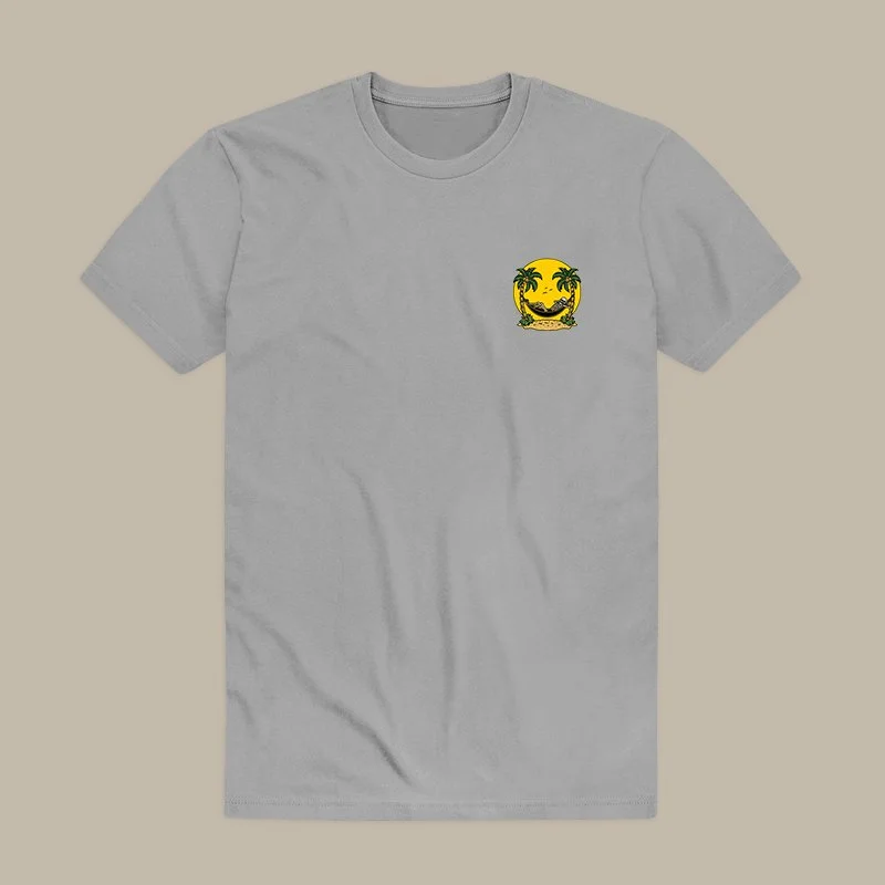Another Day In Paradise Printed Skeleton T-shirt