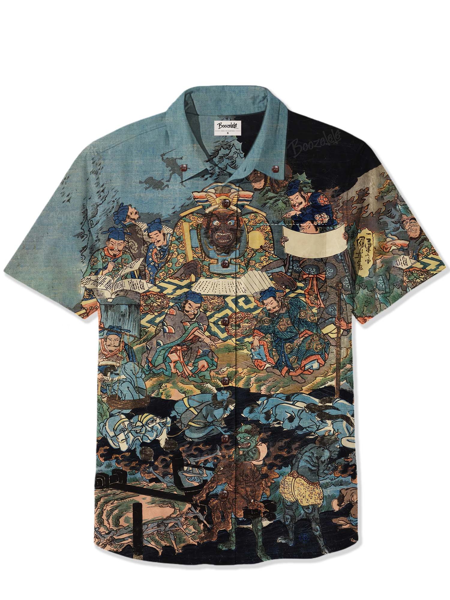 Ukiyo-E 1850‘s Vintage Art - 100% Cotton Shirt