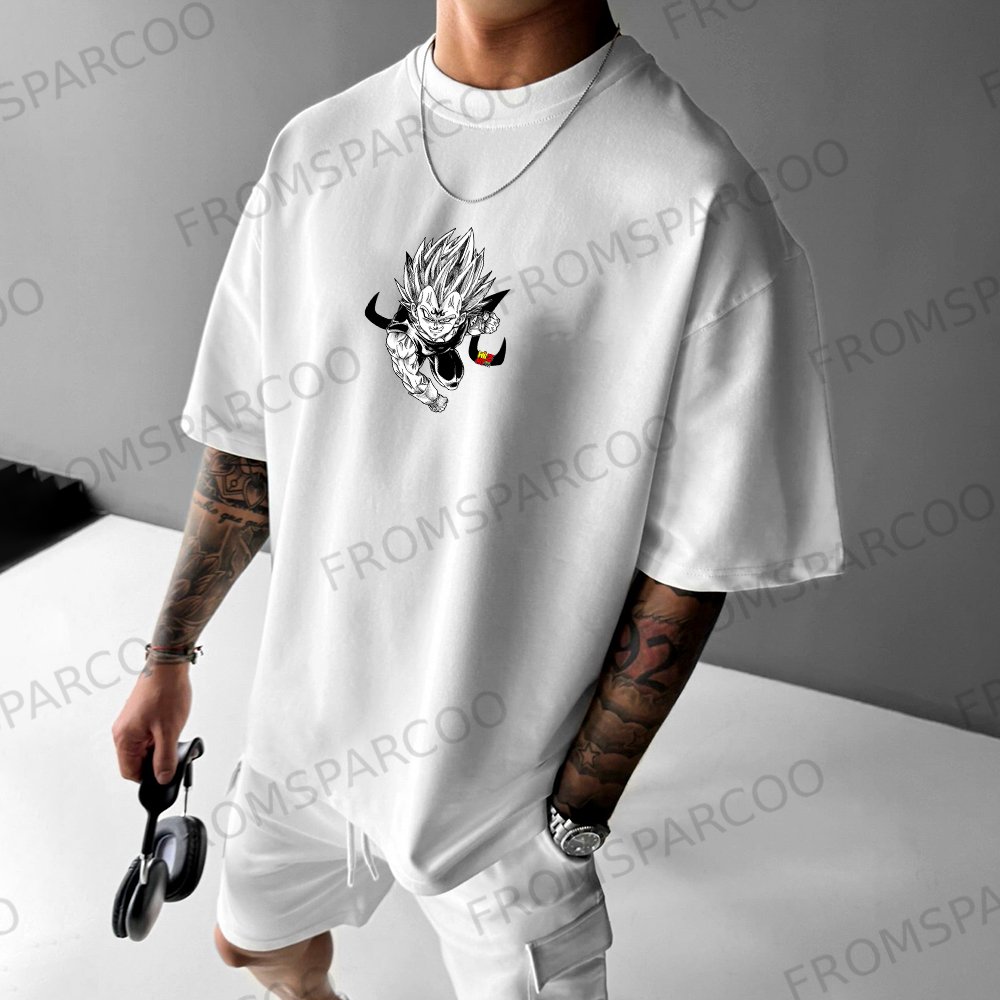 Unisex Oversized Dragon Ball Print T-Shirt