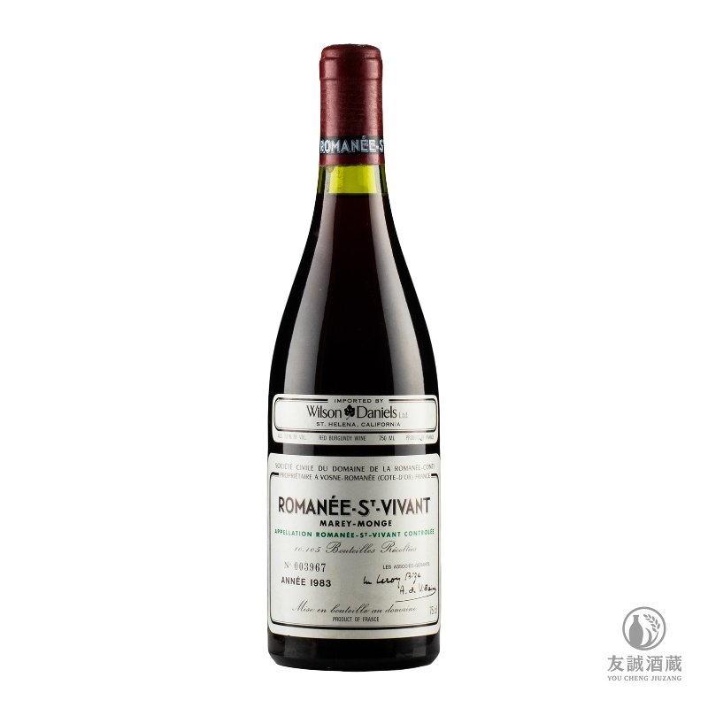 1983年 Romanee-Saint-Vivant 聖維旺特級園紅葡萄酒 友誠酒藏