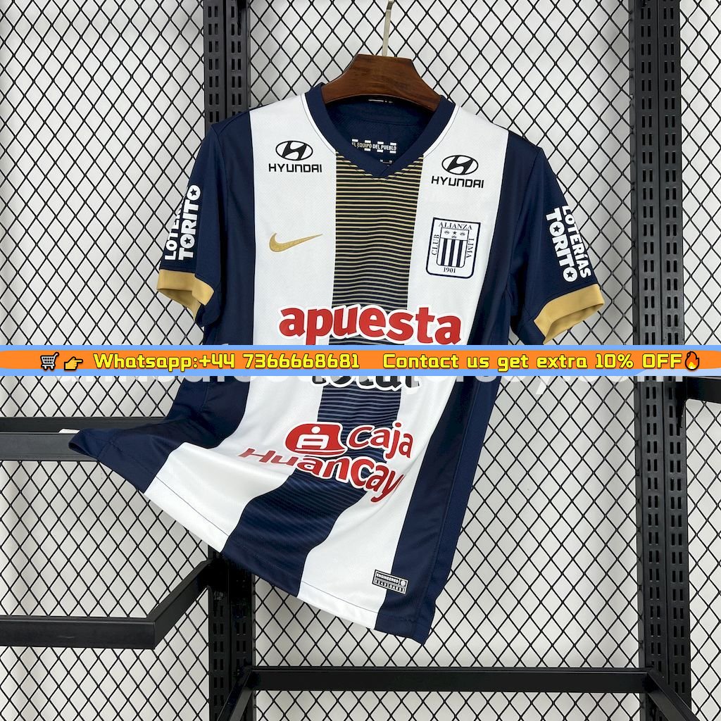 Alianza Lima 25-26 Home Jersey - Fans Version