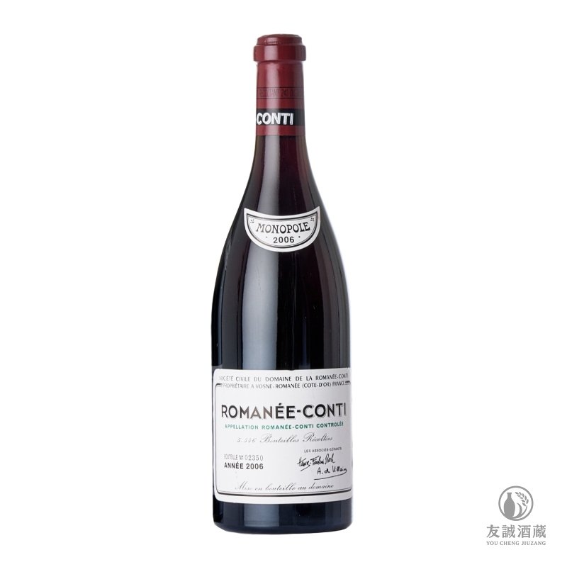 2006年Romanee-Conti 羅曼尼&middot;康帝特級園紅酒 友誠酒藏