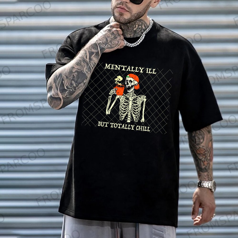 Unisex Casual Printed T-Shirt