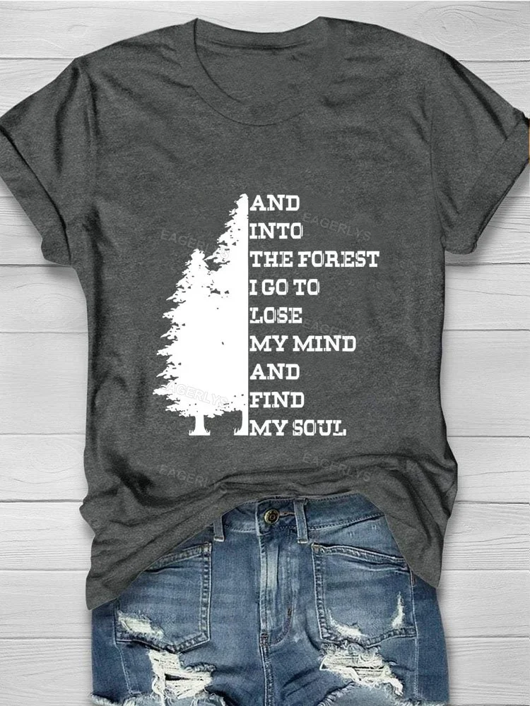 Eagerlys  INTO THE FOREST PINE T-shirt Eagerlys