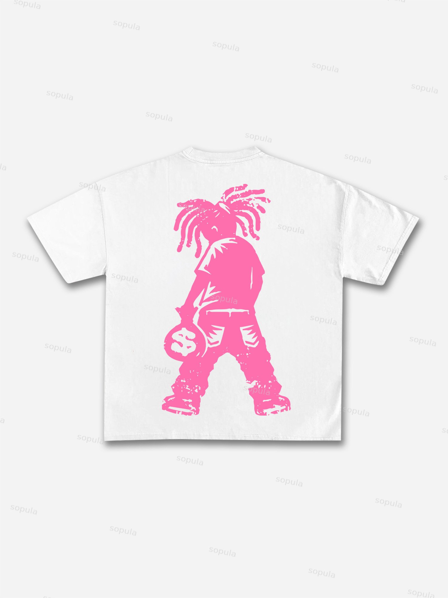 Sopula Street Star Logo Graphic Cotton T-shirt