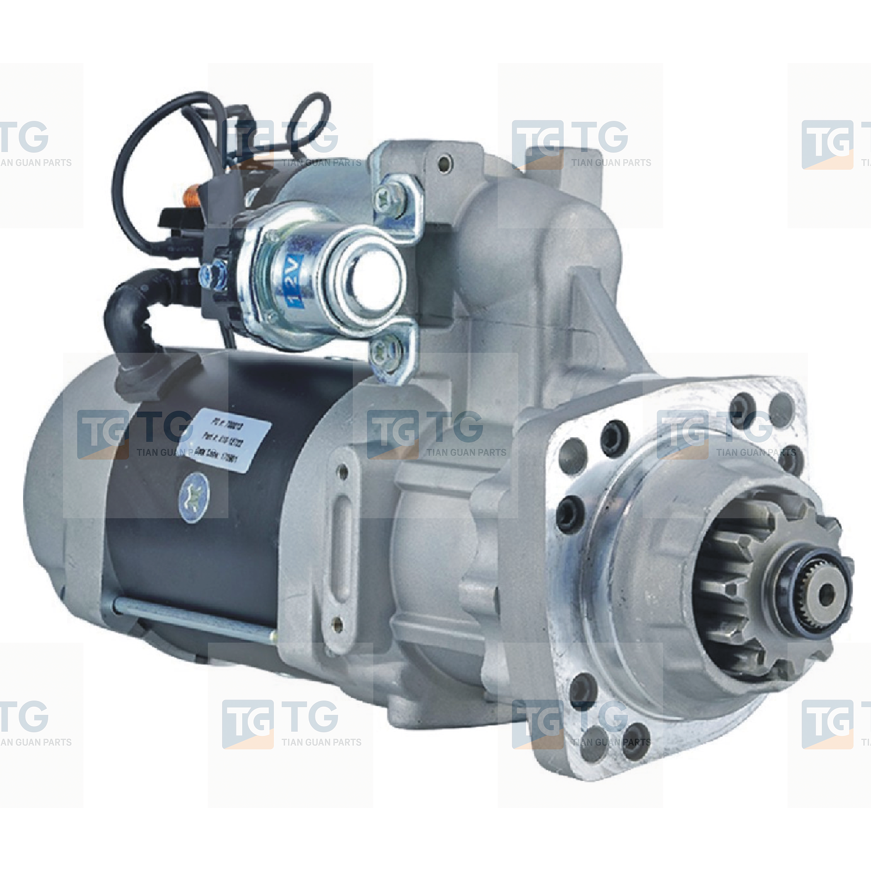 STG53556 STARTER MOTOR FITS CUMMINS ISX 11.9L INDUSTRIAL ENGINES   8200793  8200971 8200960 8201082 8201083  D61-6005-007