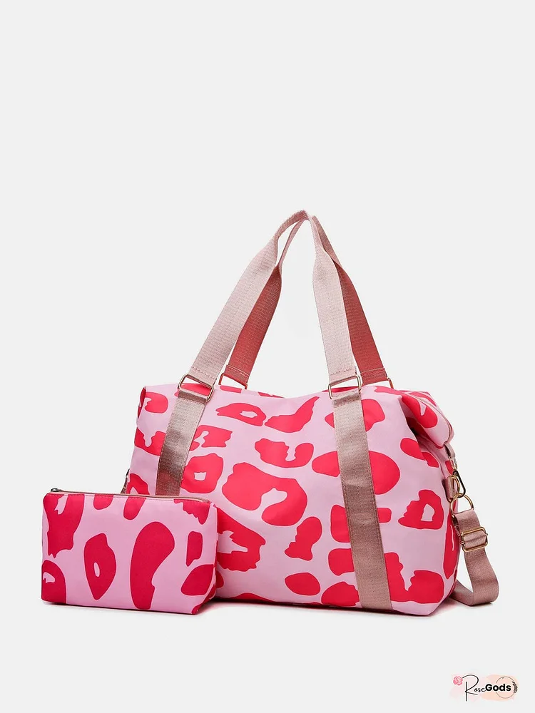 Oxford Cloth Leopard 2-Piece Bag Set