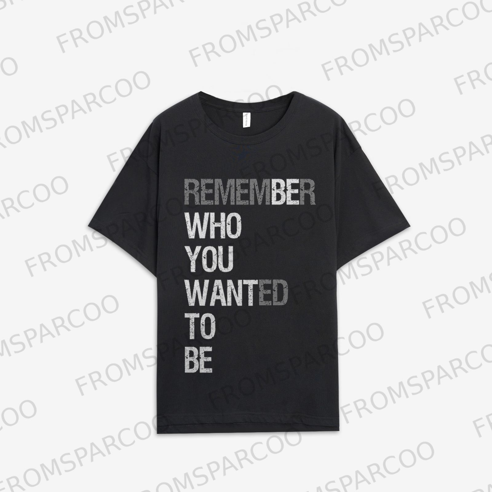 REMBER WHO YOU WANTED TO BE Printed Women's T-shirt