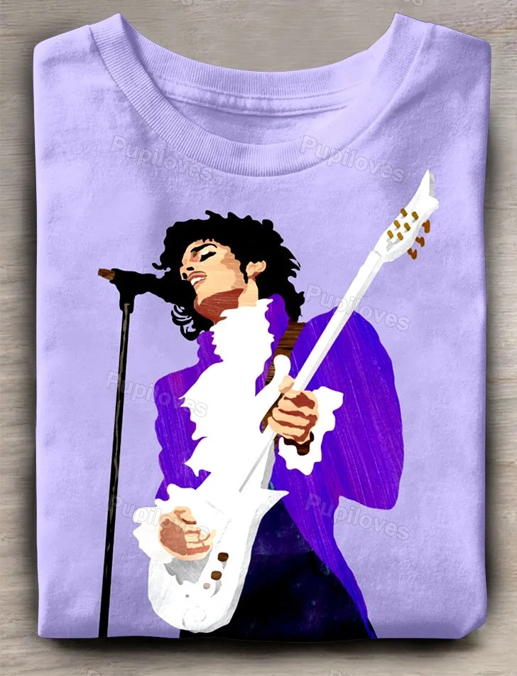 Pupiloves Pupiloves Prince Concert Comic T-shirt