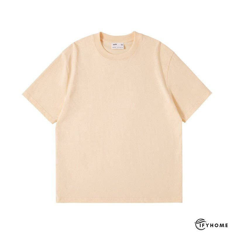 Men's Loose Fit Solid Color Short Sleeve T-Shirt | IFYHOME