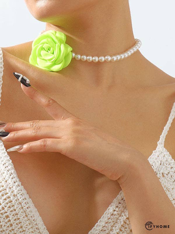 Three-Dimensional Flower Necklaces Accessories | IFYHOME