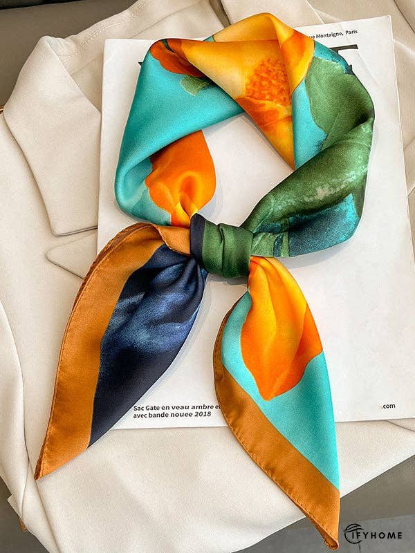 Square Floral Printed Scarfs&Hats | IFYHOME