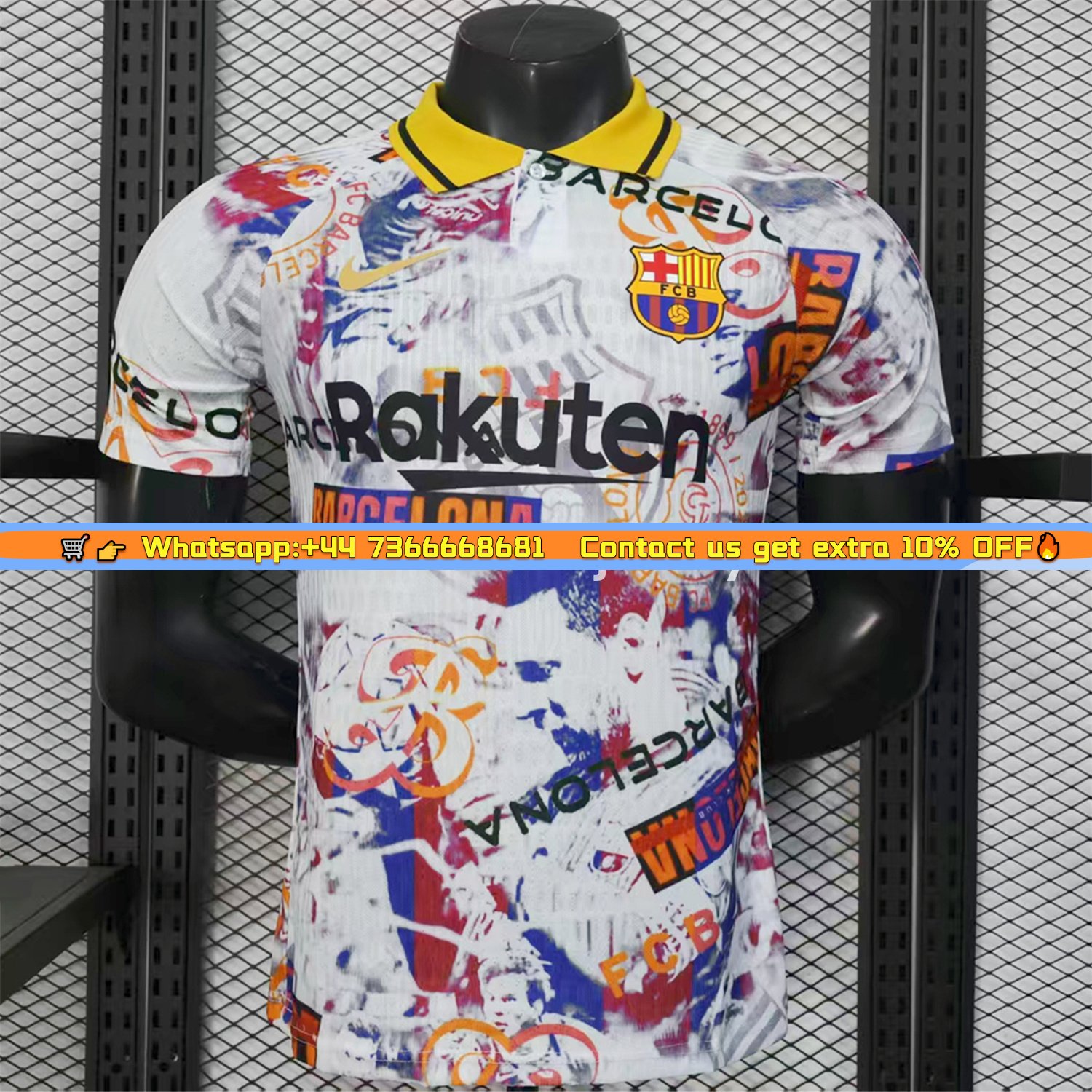 B.A.R.S.A 25-26 Team Logo Collection POLO Colorful Special Jersey - Player Version