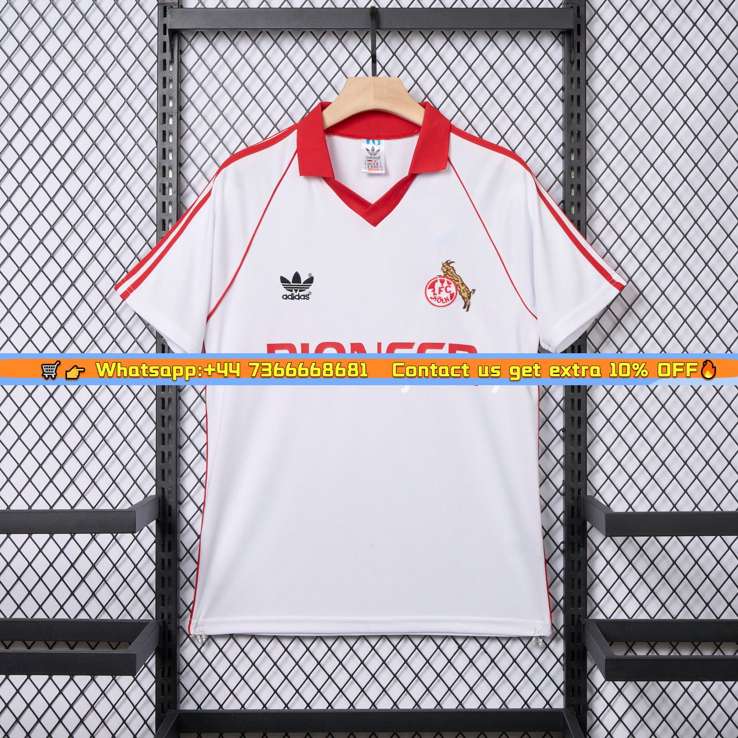 Retro 1. FC Köln 1980-81 Home Jersey