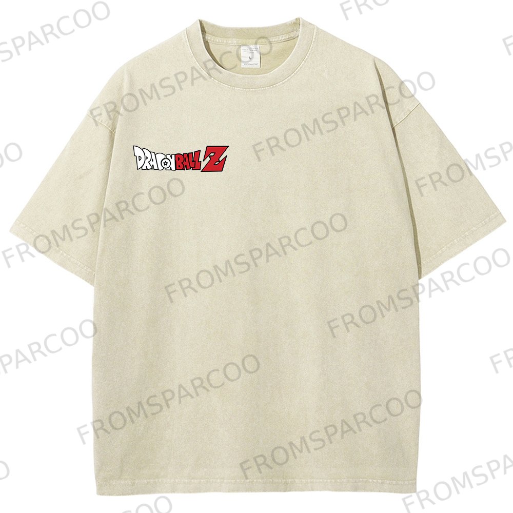 Vintage Batik Dragon Ball Anime Print T-Shirt