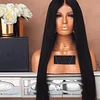 New Glueless Brazilian Black Straight Hair Long Natural Wig