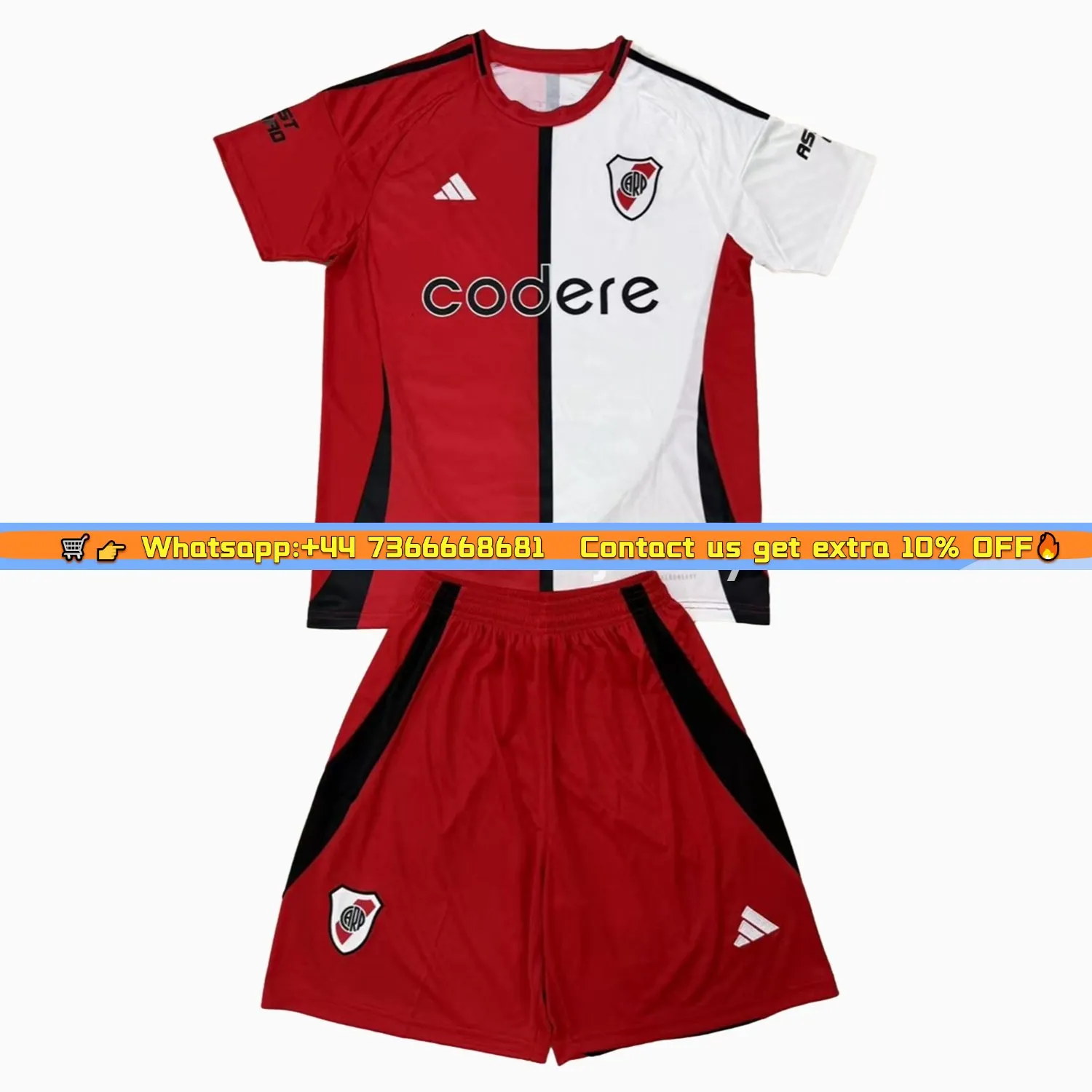 River Plate 25-26 Third Men's Adult Jersey Set - Fans Version