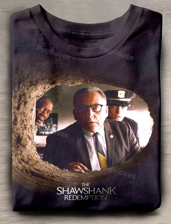 Pupiloves Pupiloves The Shawshank Redemption Movie T-shirt