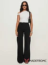 Goldie High Rise Wide Leg Jeans Black Petite