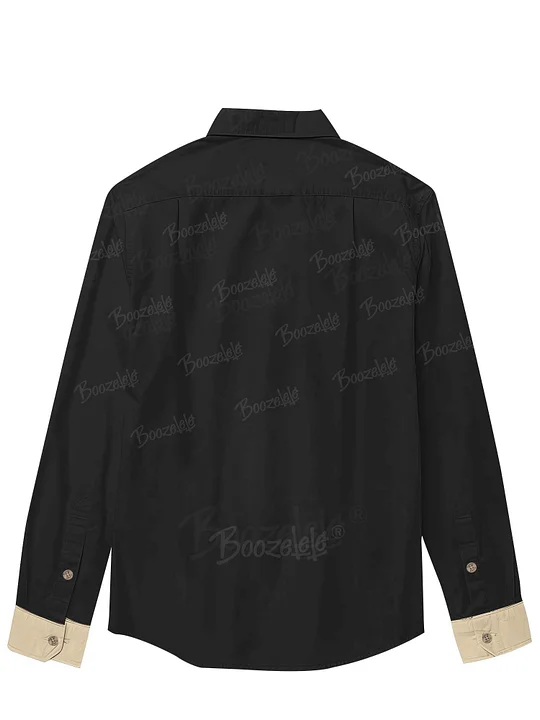 Long Sleeves Shirts Printed Hawaiian Shirt For Men Shirt100