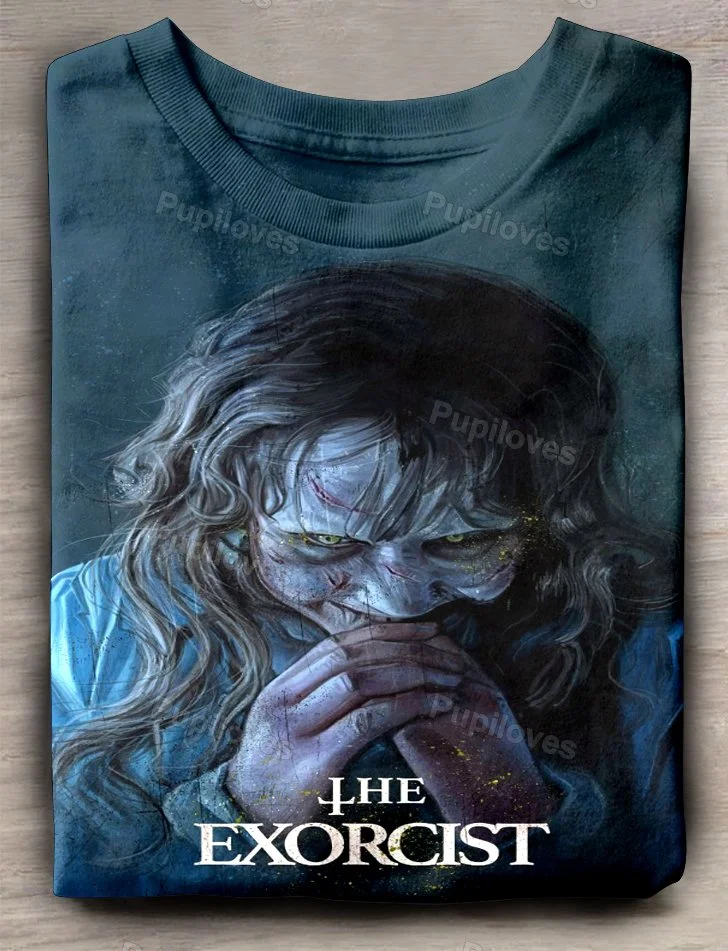 Pupiloves Pupiloves The Exorcist Movie T-shirt