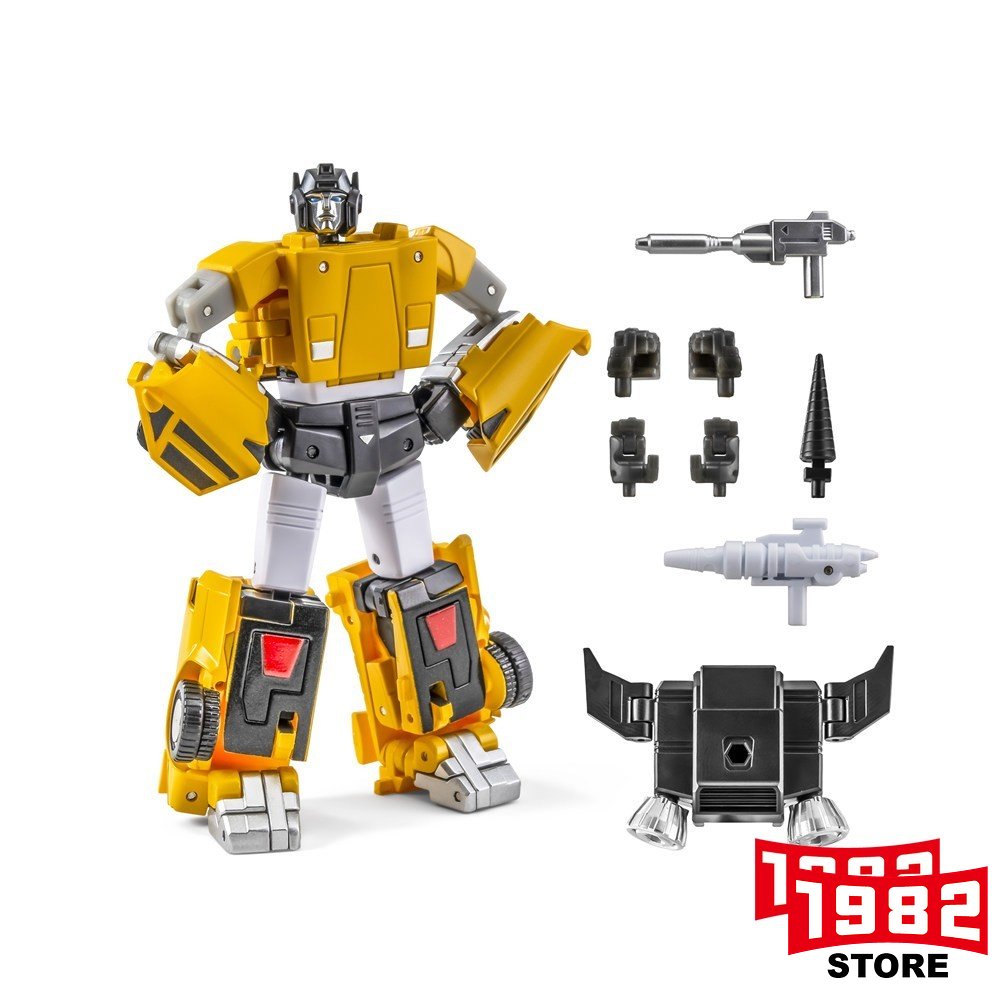NEWAGE NA H71Y DICK Tigertrack Mini Deformation Robot Action Figure Collectible Model Toy Premium PVC Detailed Figure Desktop Display Hobby Collection Gift For Fans And Kids