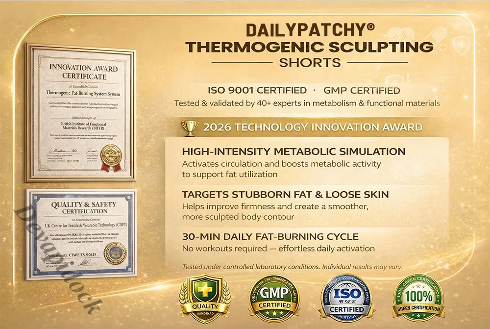 Sculpting fat-burning shorts with berberine micro-particles