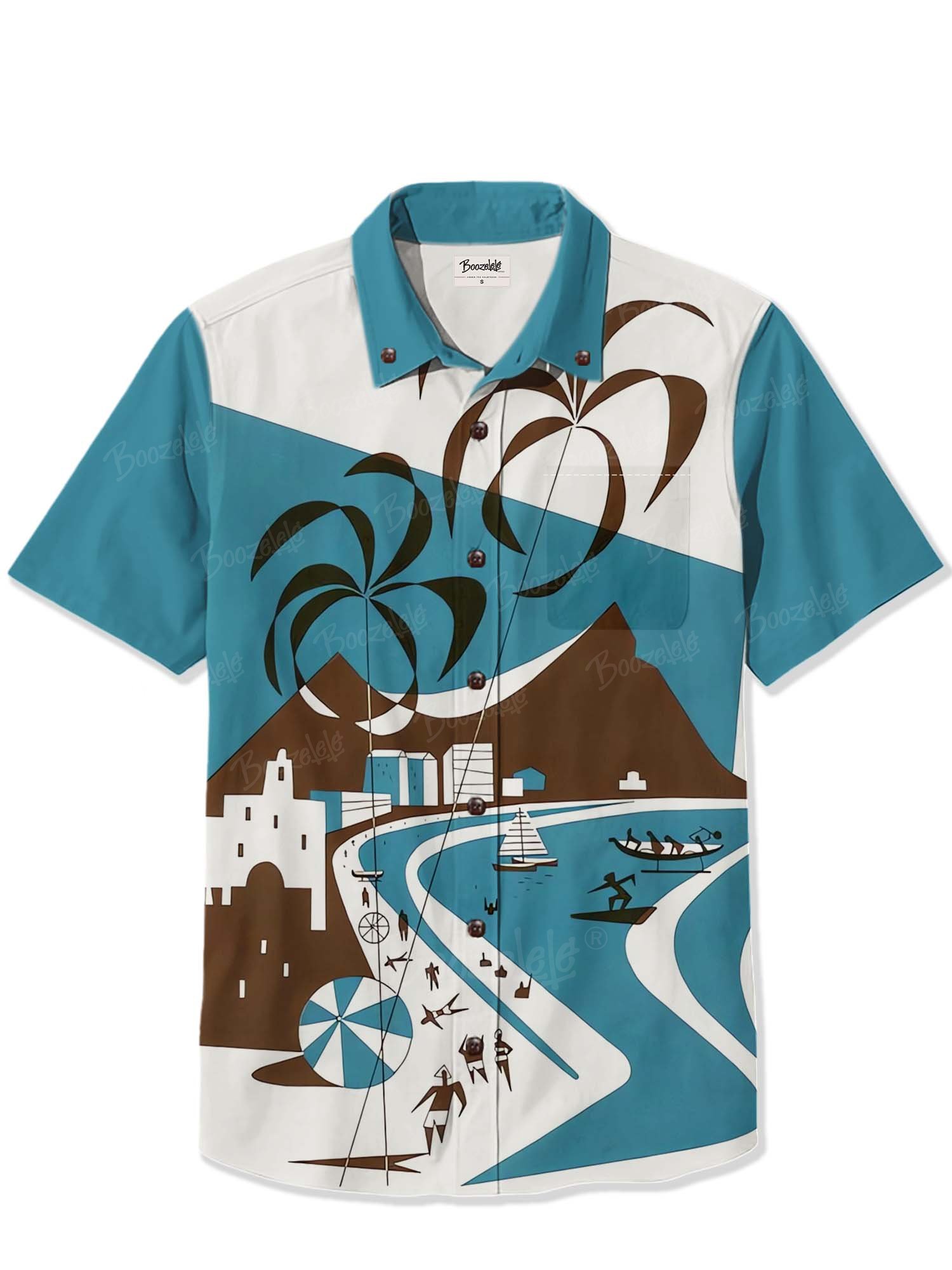 1950‘s Vintage Atomic Beach - 100% Cotton Shirt
