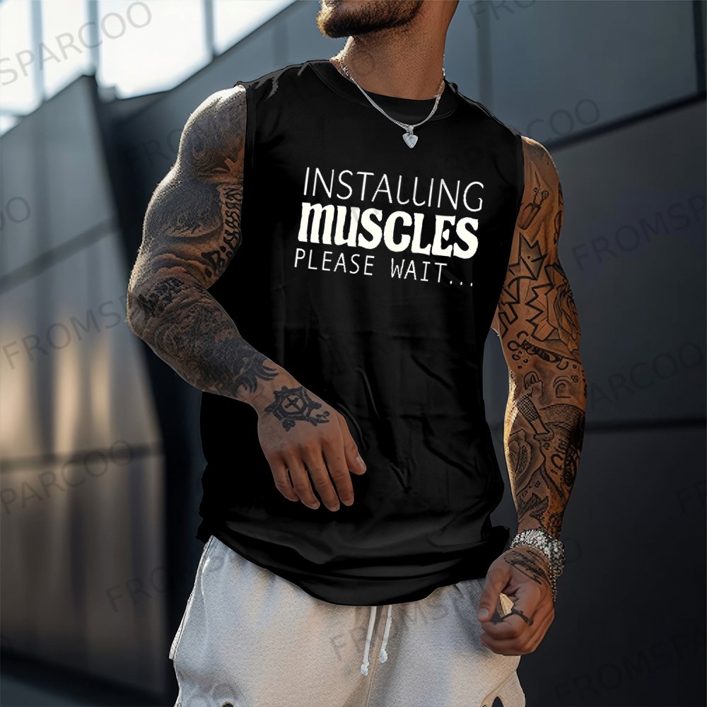 Men's Casual Dragon Ball Anime Printed Fitness Tank Top