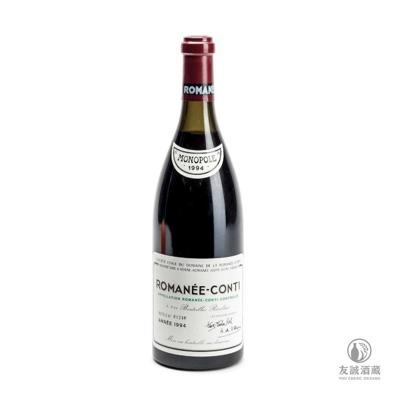 1994年Romanee-Conti 羅曼尼&middot;康帝特級園紅酒 友誠酒藏