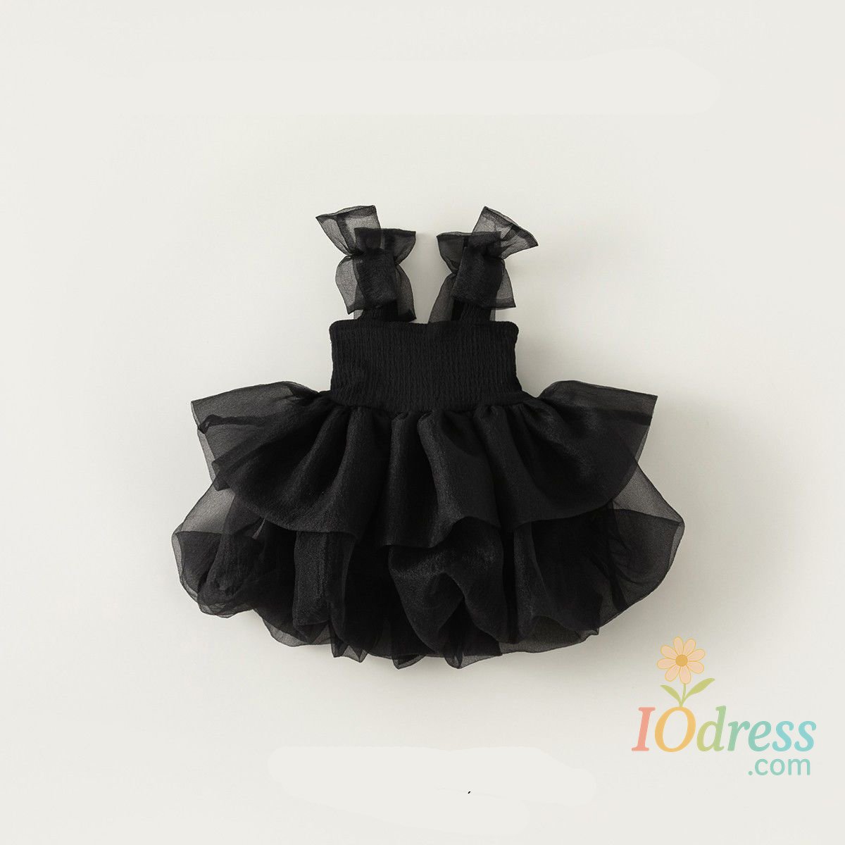 IO Dress Girls Summer Dress 6M-6Y Children's Clothing Little Girl Sling Fluffy Dress Baby Princess Dress IO Dress
