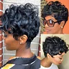 Short Curly Hair Wigs Women Glueless Pixie Cut Wigs