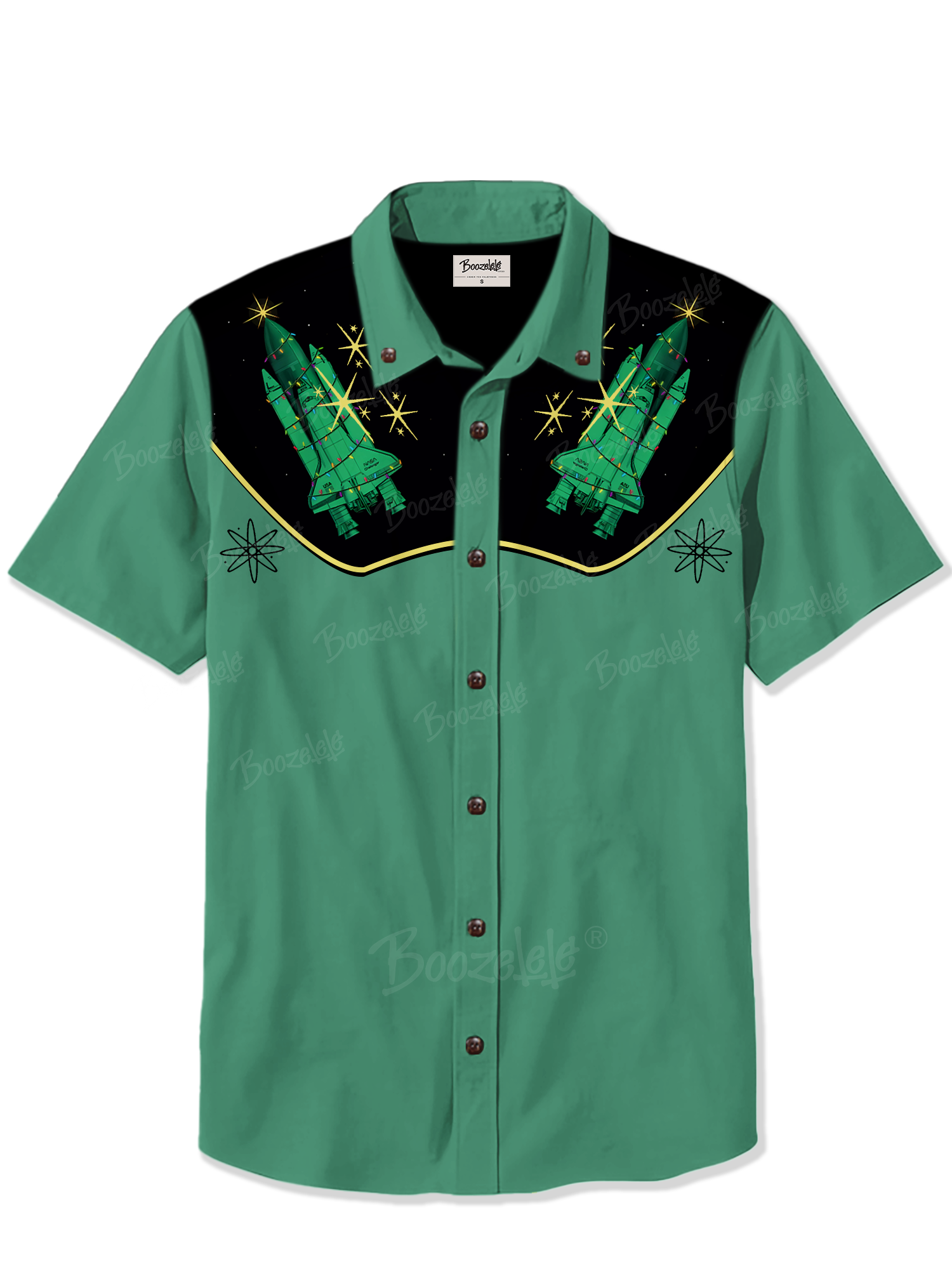 NASA Rocket Christmas Tree - 100% Cotton Shirt