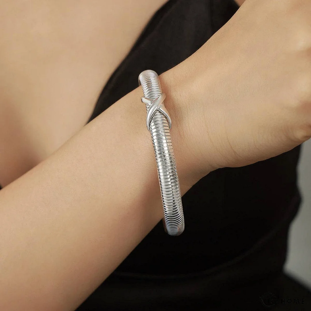 Titanium Steel Spring Shape Bracelet | IFYHOME