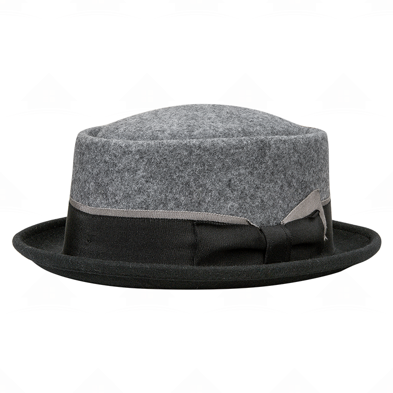 Home Prefer  Two-Tone Classic Fedora Hat &ndash; Unisex Felt Short Brim