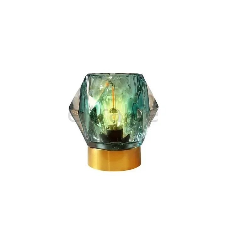 Gemstone-effect light and shadow lamp, LED three-dimensional geometric faceted lamp, ambient decorative mood night light eltralife