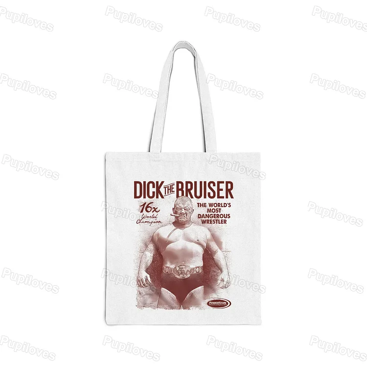 Pupiloves Pupiloves Dick The Bruiser Tote Bag