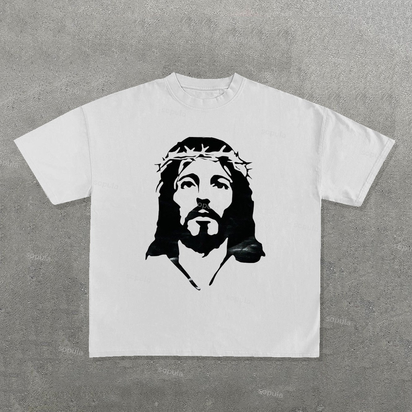 Sopula Vintage Know God Know Peace No God No Peace Graphic Cotton Short Sleeve T-Shirt