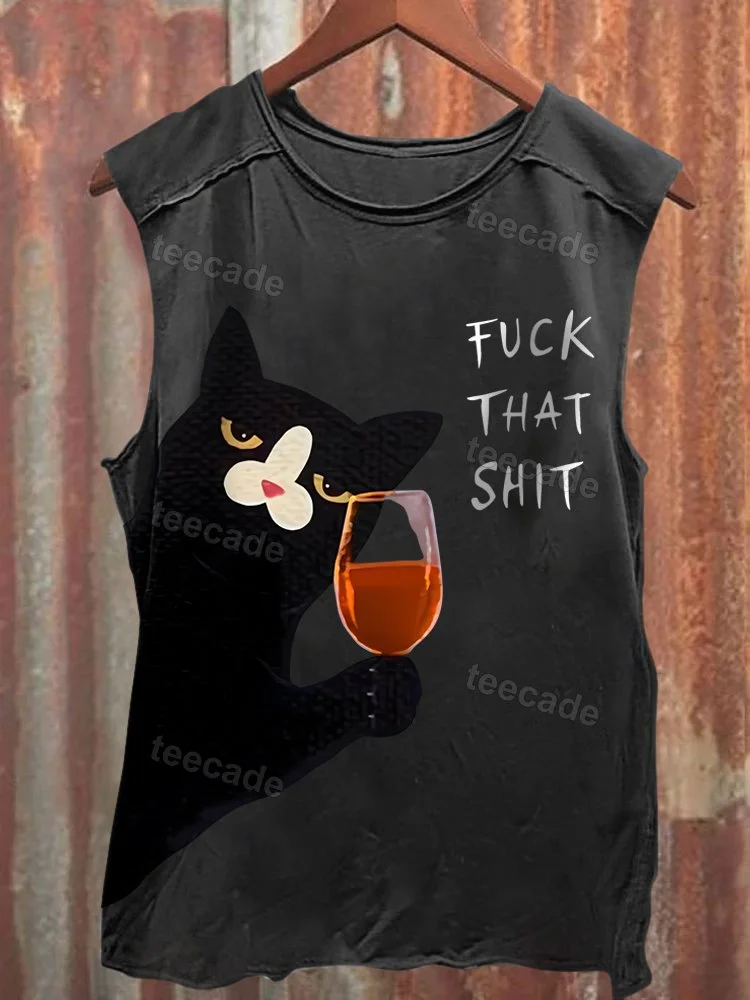 Teecade Teecade Fxxk That Sxxt Tank Top