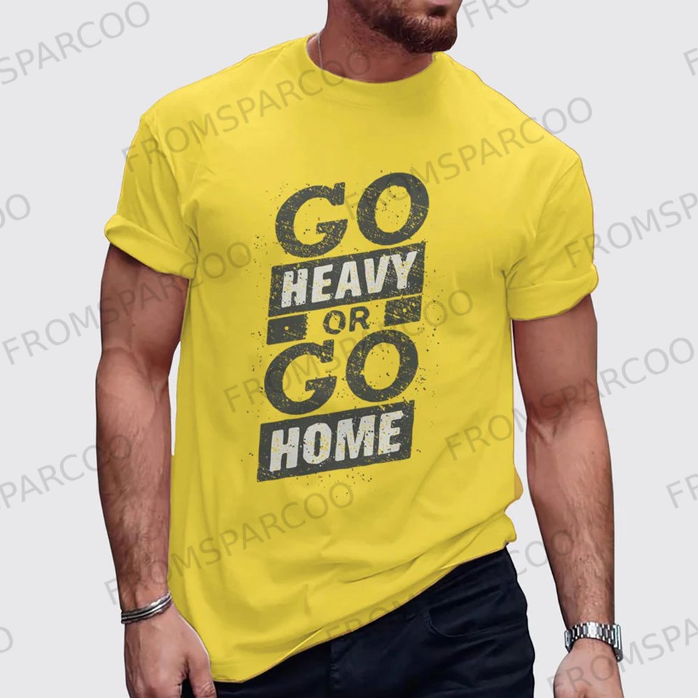 Men's Fitness Print T-Shirt