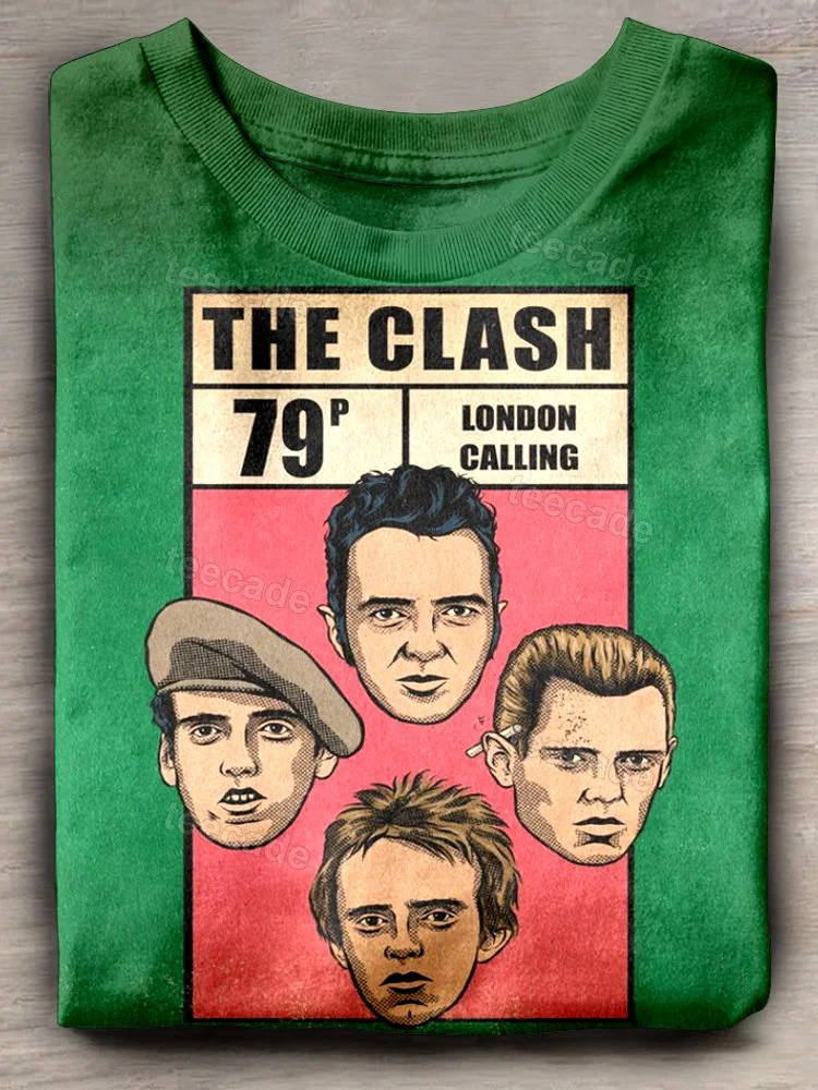 Teecade The Clash Band Member T-shirt