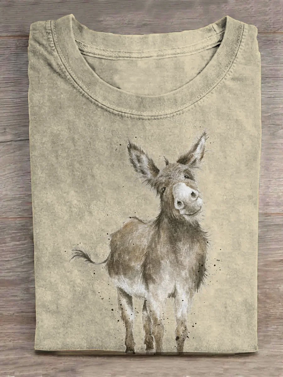 Eagerlys A Stupid Donkey T-shirt Eagerlys