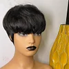 Wine Red Short Wig 4Inch Bob Straight Hair