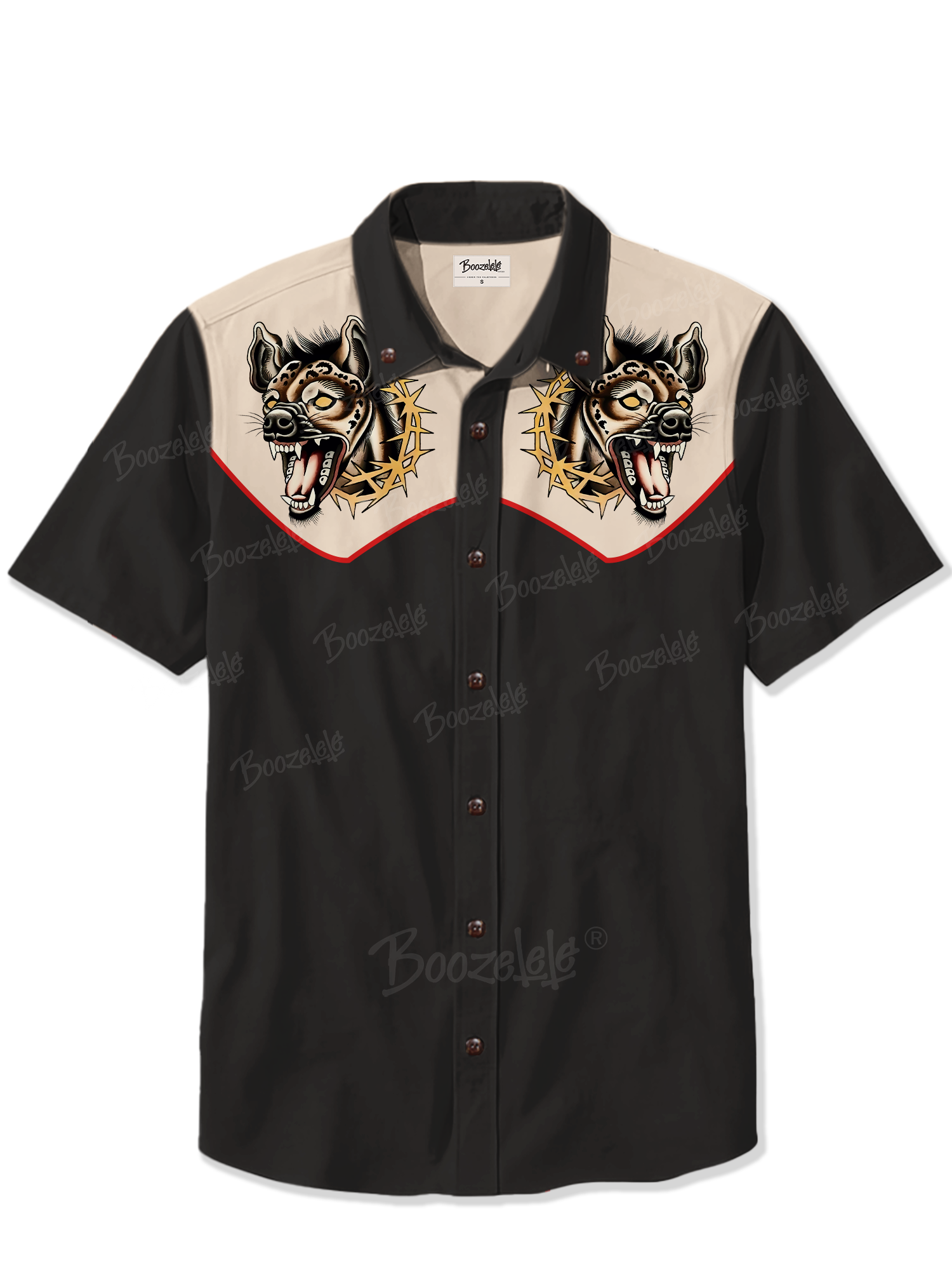 Retro Hyena - 100% Cotton Shirt