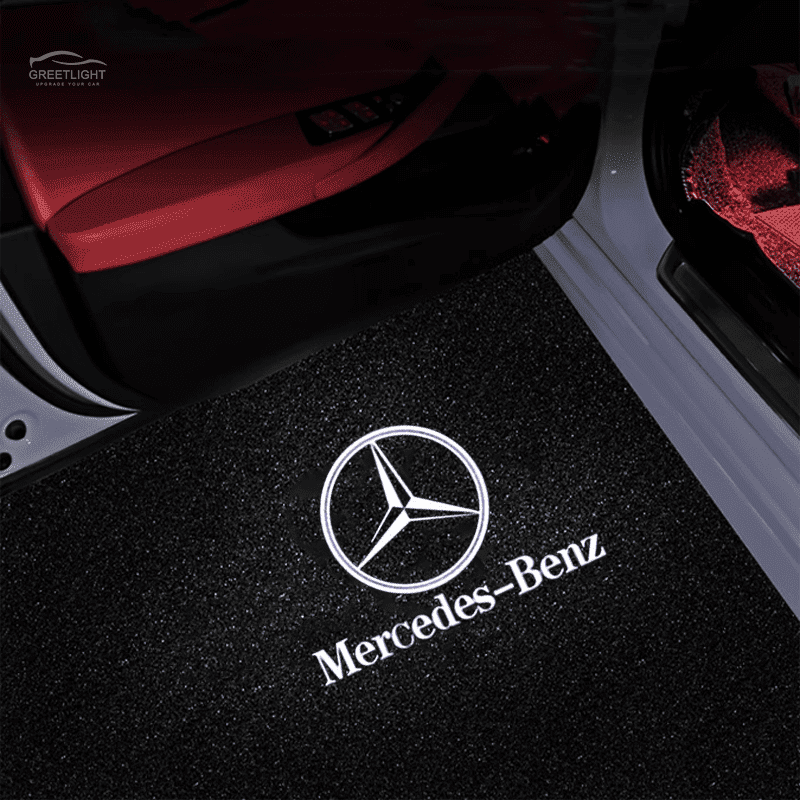 Mercedes-Benz-Compatible Ultra-HD Door Projector Lights