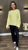 Yazmin Yellow Oversized Wool Jumper