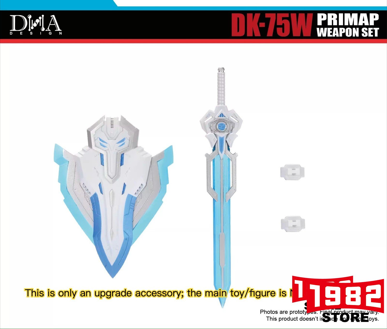 DNA DK-75W PRIMAP Action Figure Weapon Accessories Upgrade Kit Designed for Thirteen Primes Series Figures High Quality Parts for Display and Collection