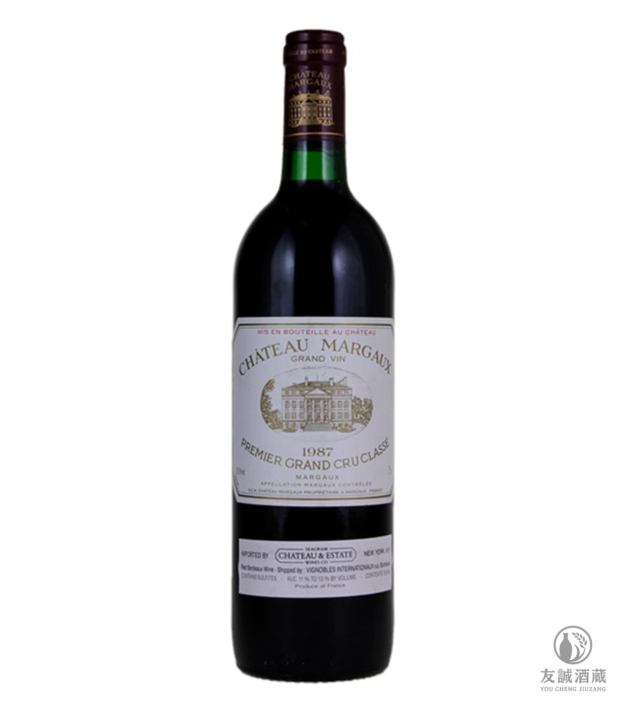 1987年Chateau Margaux 瑪歌紅酒 友誠酒藏