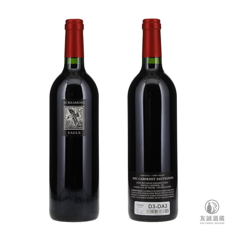 2001年嘯鷹Screaming Eagle酒莊紅葡萄酒 友誠酒藏