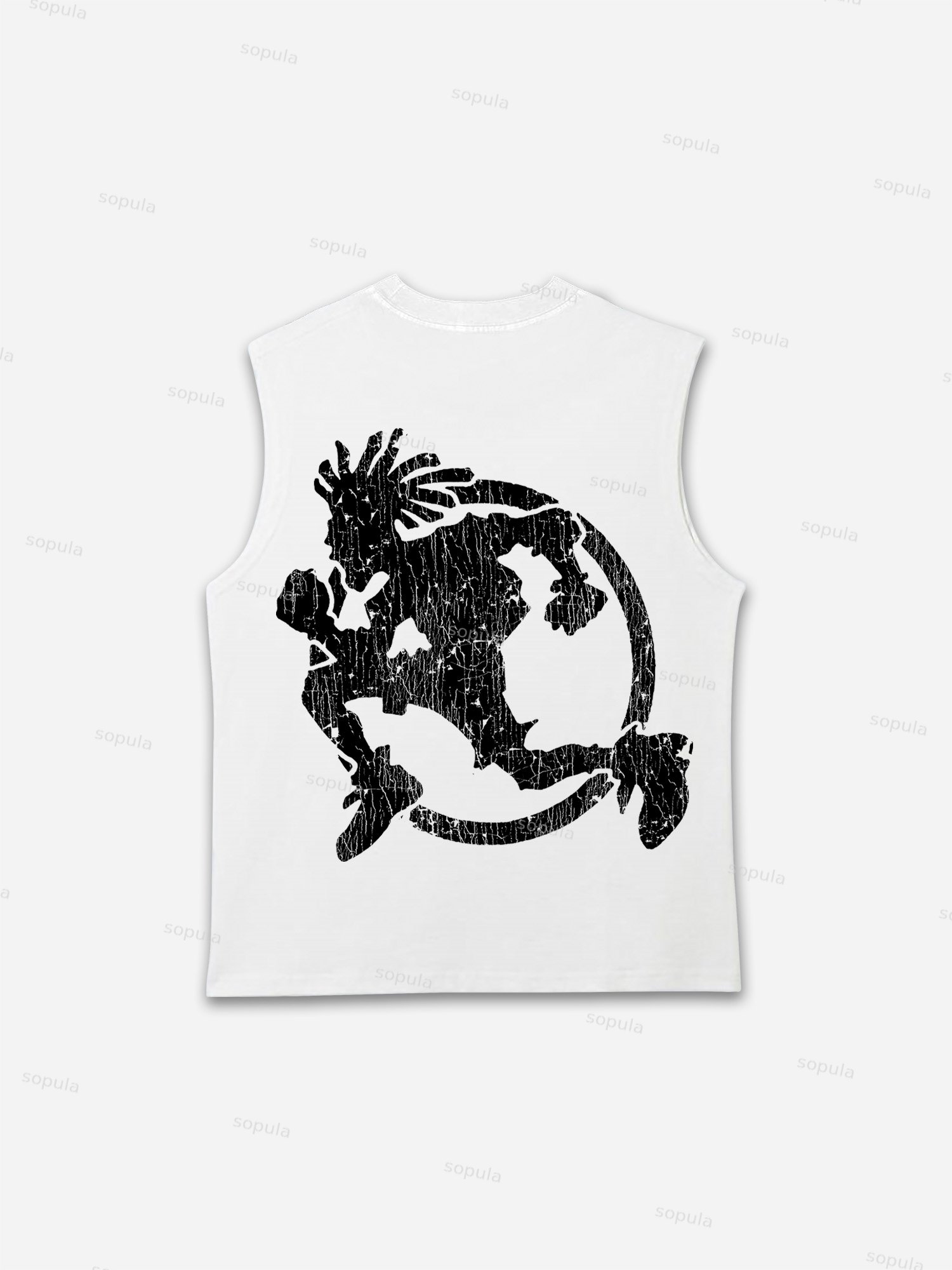 Get Rich Fun Run Print Tank Top